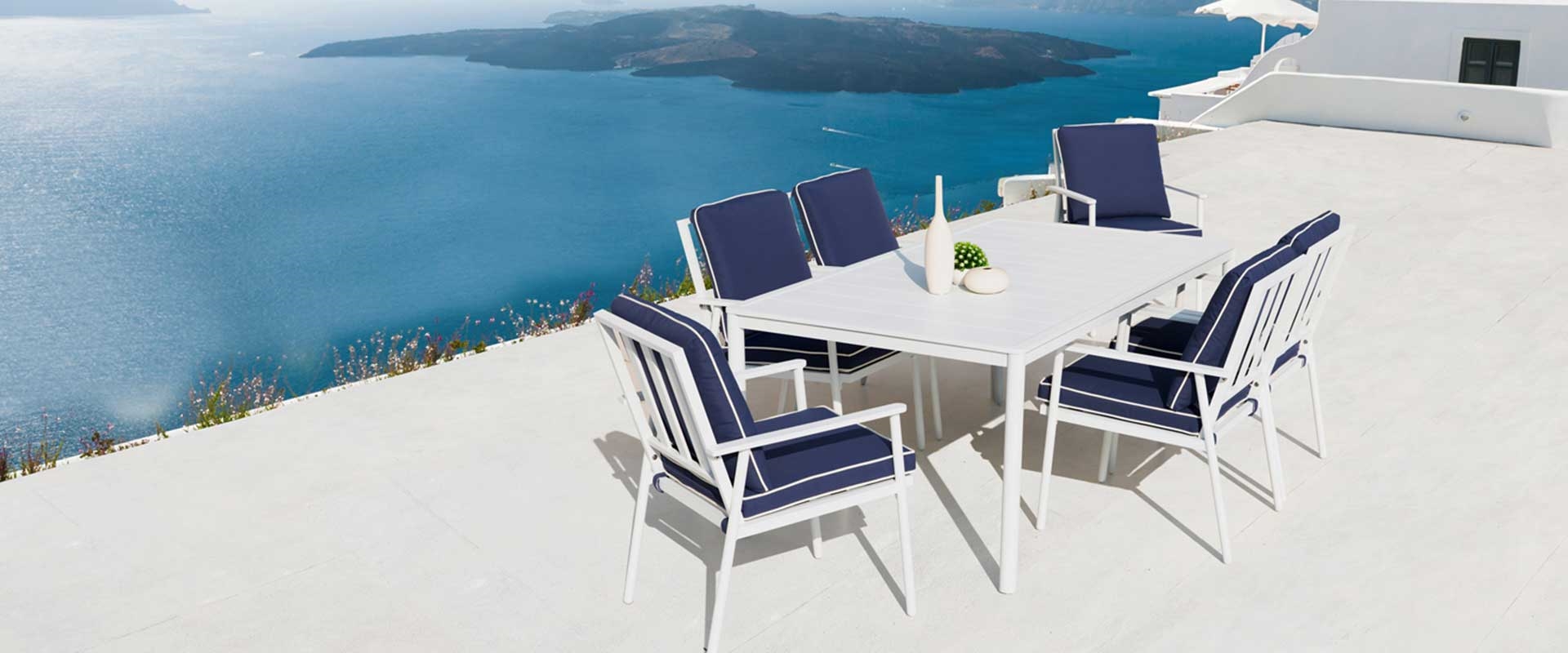 Bluebell 7-Piece Aluminum Dining Set