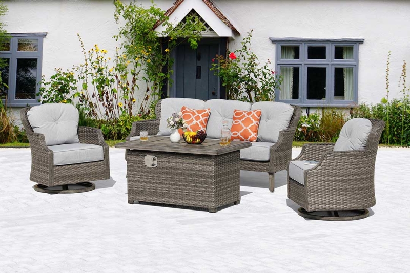 There's no better way to relax your mood than with our Tenaya collection. Each wicker gets woven into its unique style to create a brand-new scenery. The classic design of gray color makes it irreplaceable in modern creation.