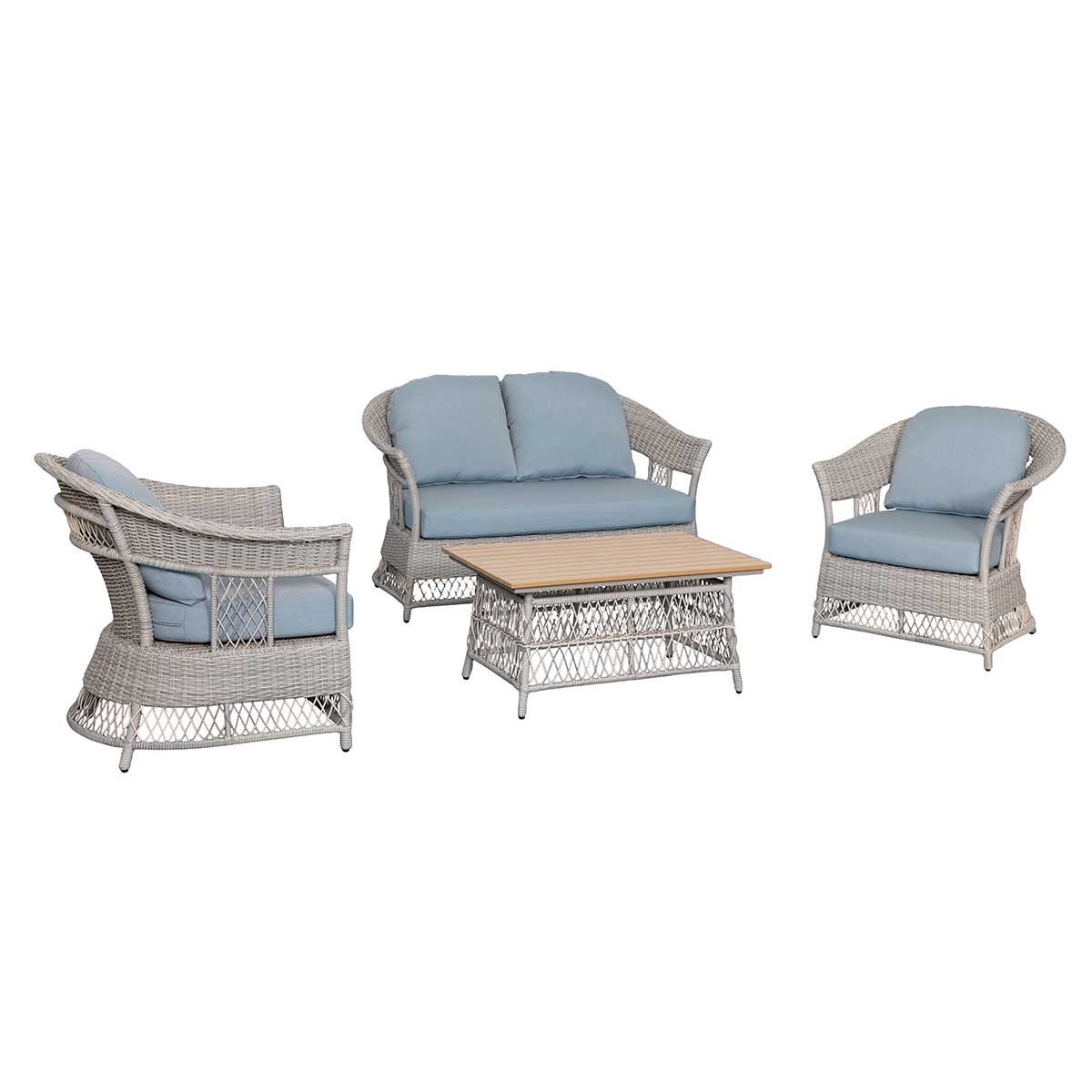 Shell 4-Piece Wicker Sofa Set_1