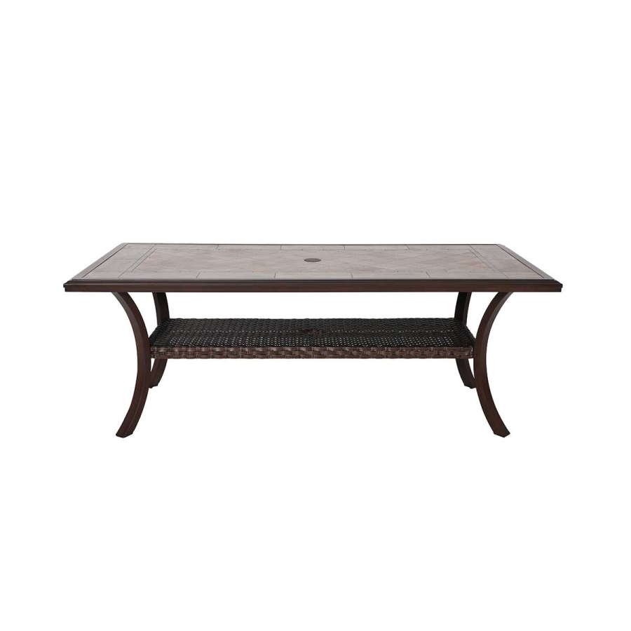 Brooks Wicker Dining Table_0