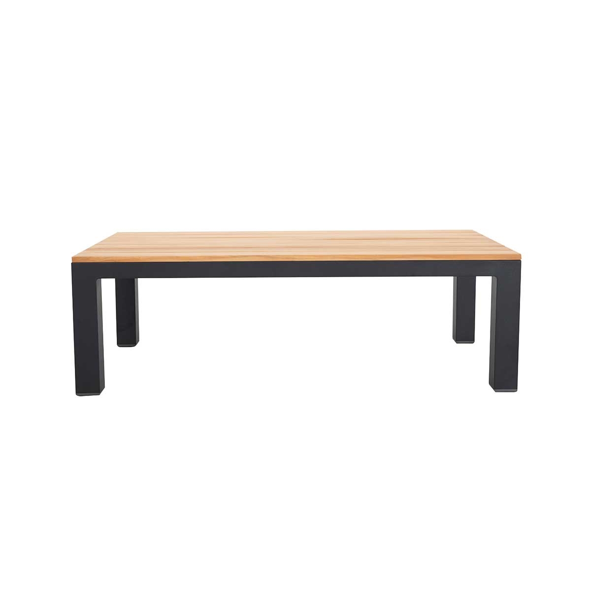 Bona Aluminum Teak Coffee Table_0