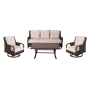 Brooks 4-Piece Wicker Sofa Set with Swivel Rocking Chairs_0