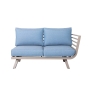 Drum Loveseat Sofa with Left Armrest_0