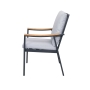 Nova Aluminum & Teak Dining Chair_1