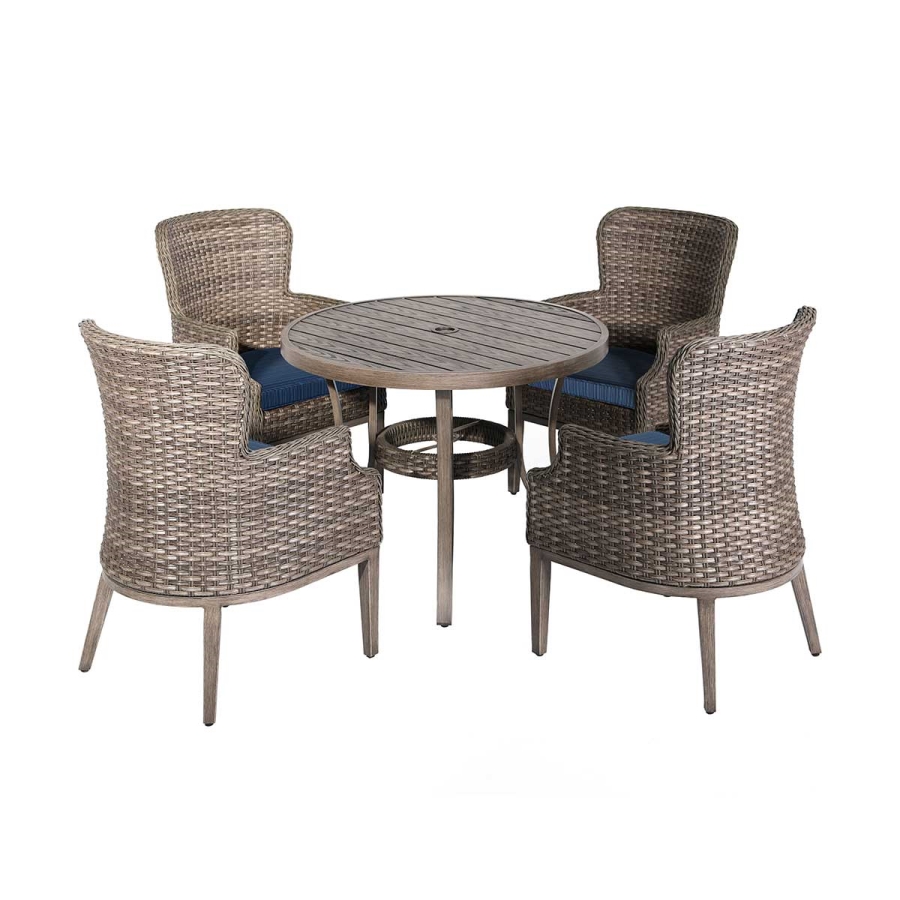 Tenaya 5-Piece Wicker Dining Set_0