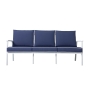 Bluebell Aluminum 3-Seat Sofa