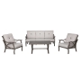 Huron 4-Piece Aluminum Sofa Set_0