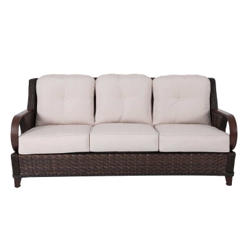 Brooks Wicker 3-Seat Sofa