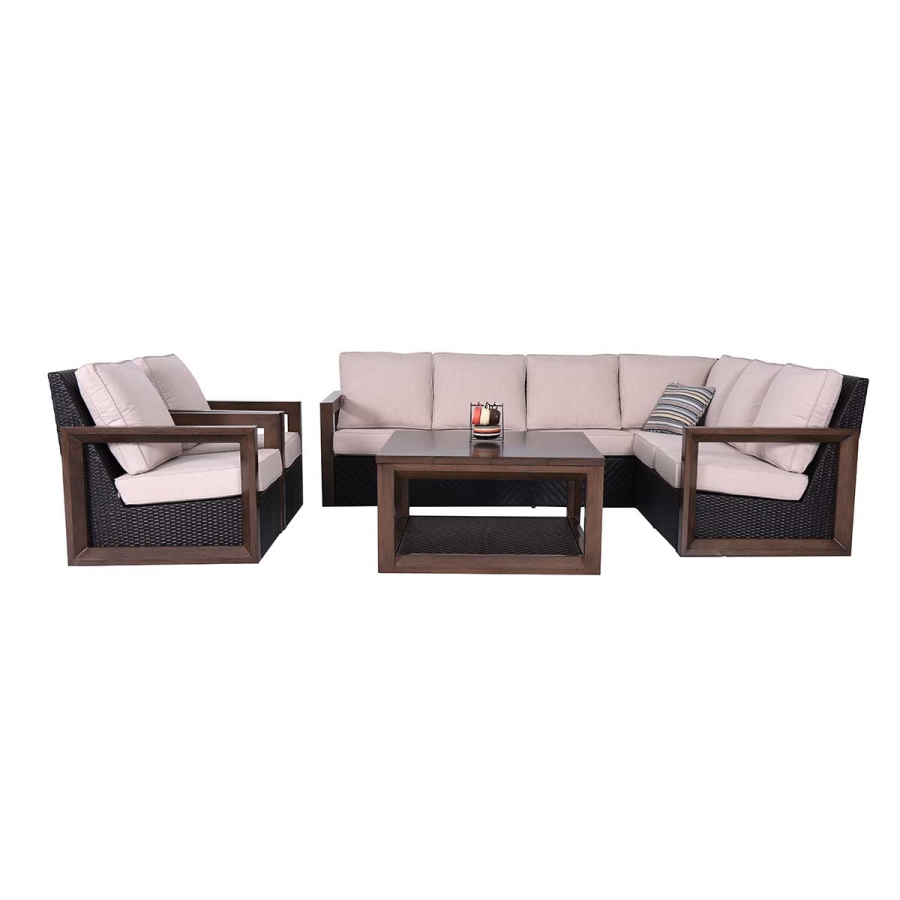 Delano 5-Piece Wicker Sectional Sofa Set_1