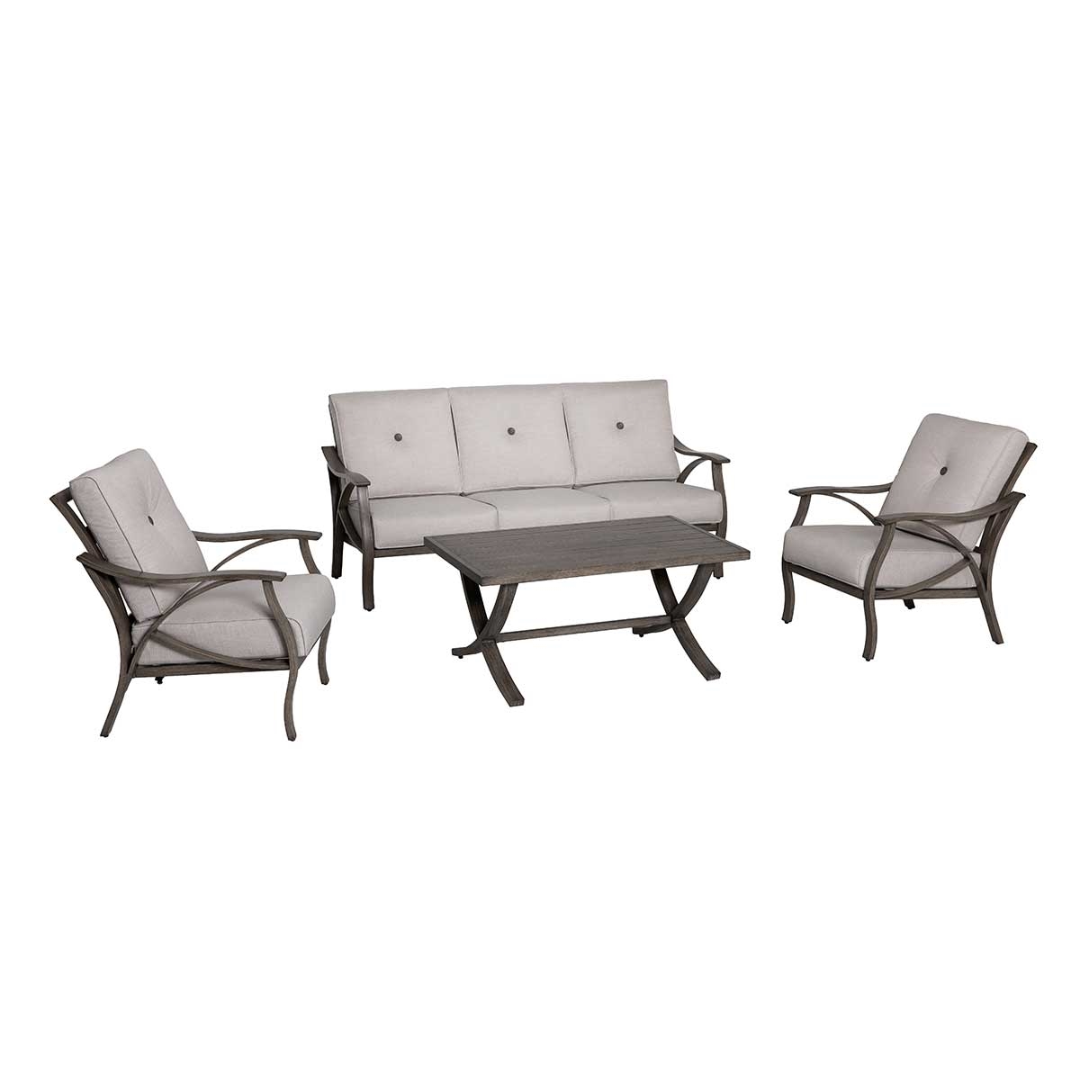 Huron 4-Piece Aluminum Sofa Set_1