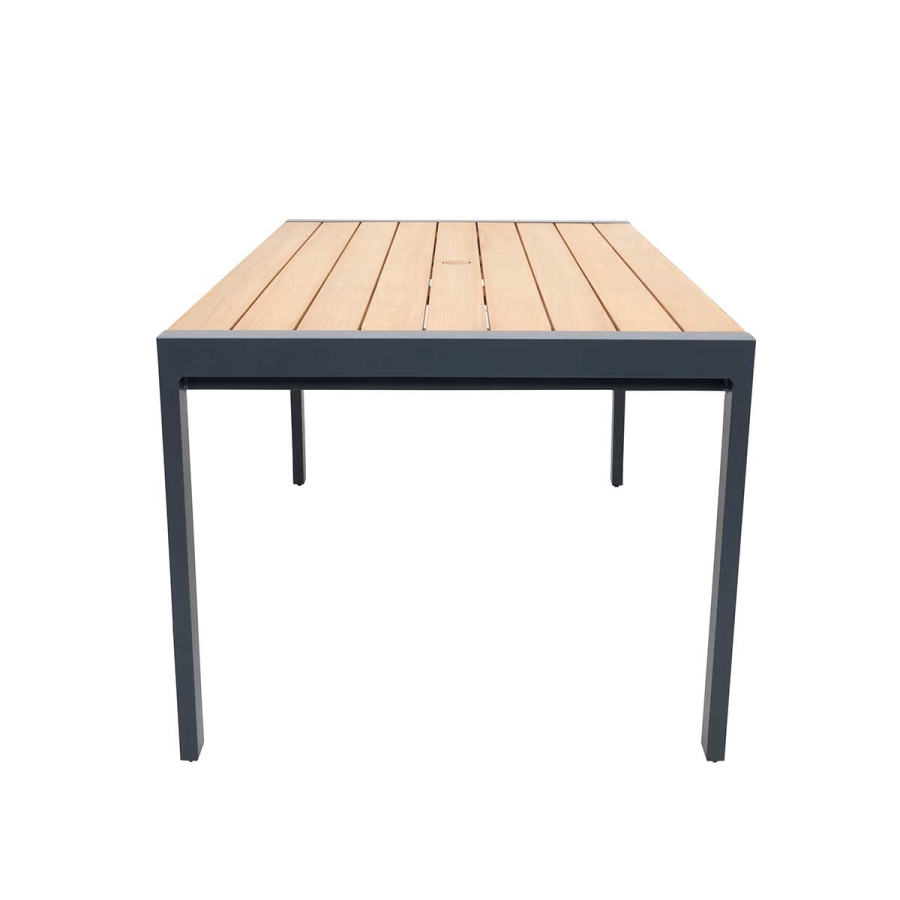 Nova Aluminum & Teak Dining table_1