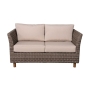 Orlando Wicker Loveseat Sofa