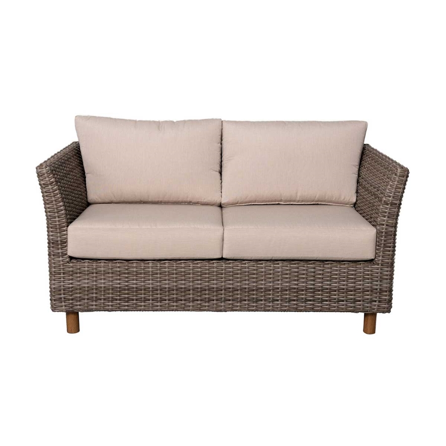 Orlando Wicker Loveseat Sofa_0