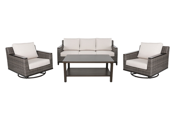 Owens Swivel Sofa Set